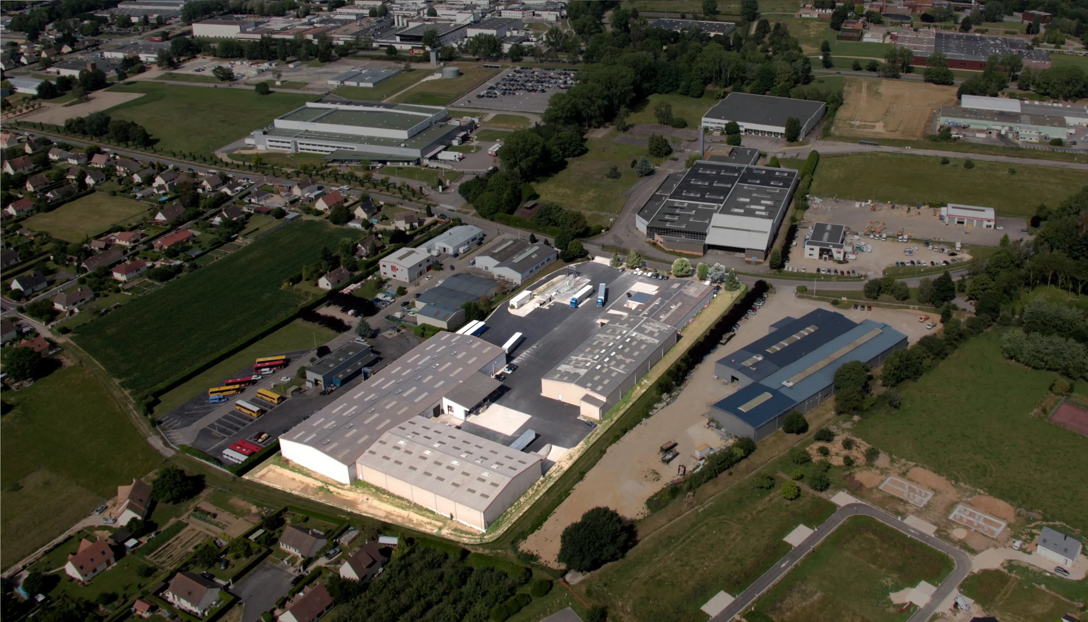 Vue aérienne Incarville