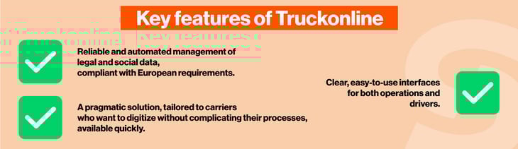 Truckonline - Key Features