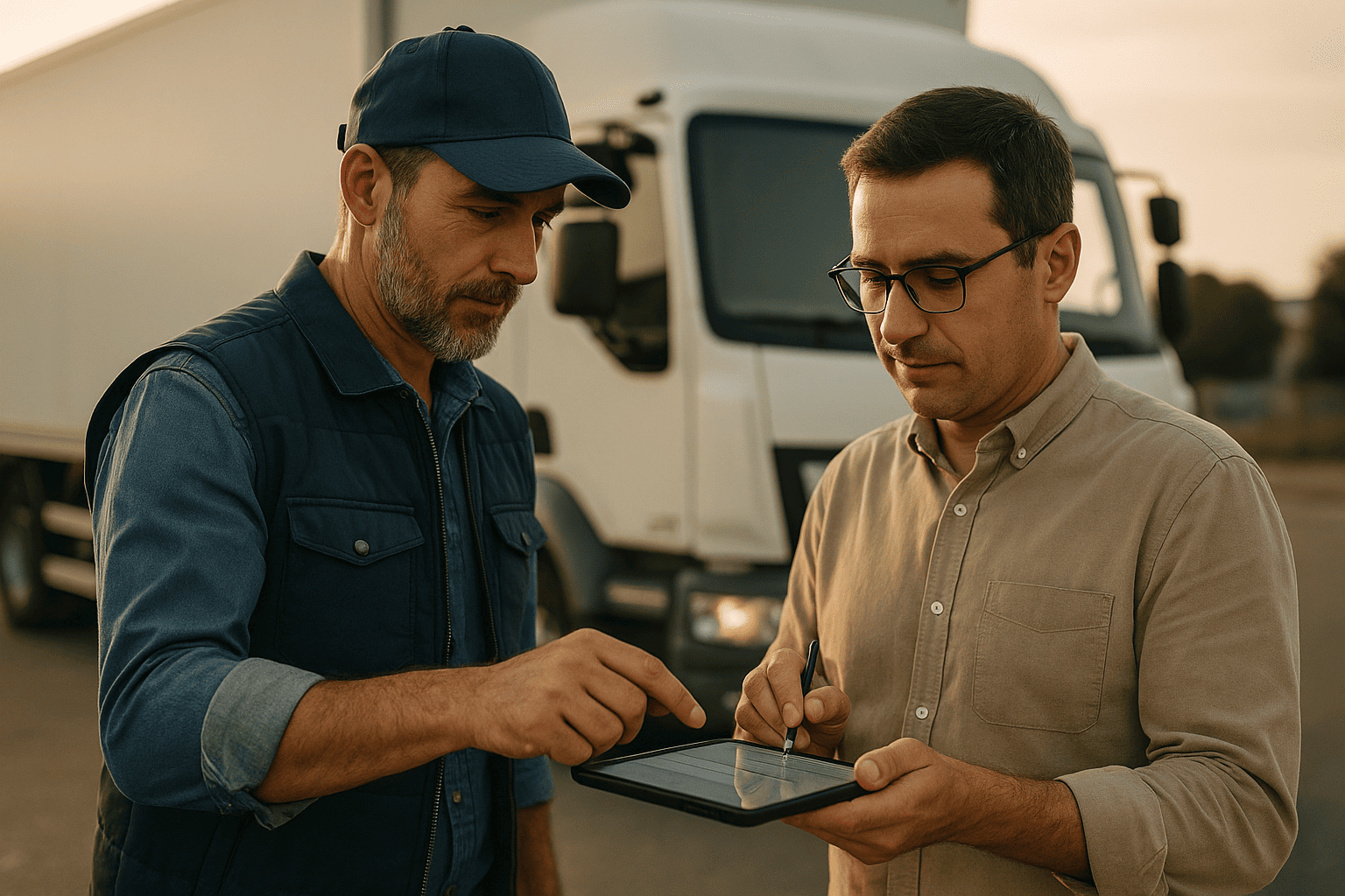 TMS et eCMR chauffeurs camions