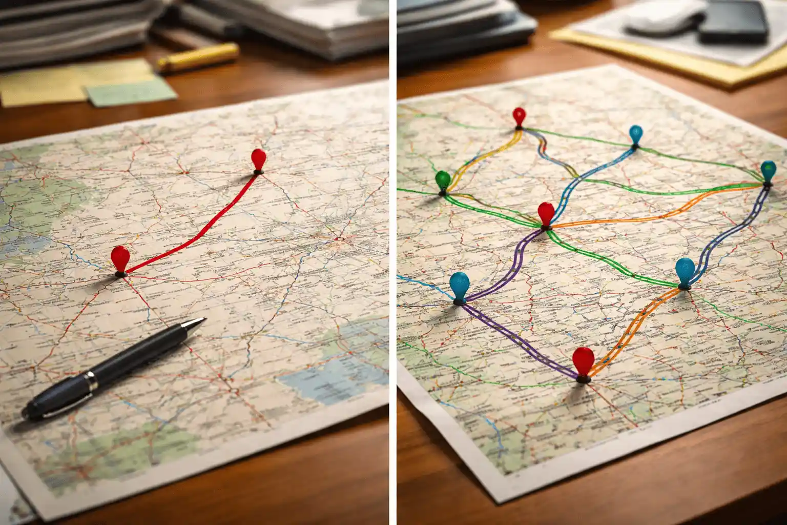 Planification vs optimisation transport