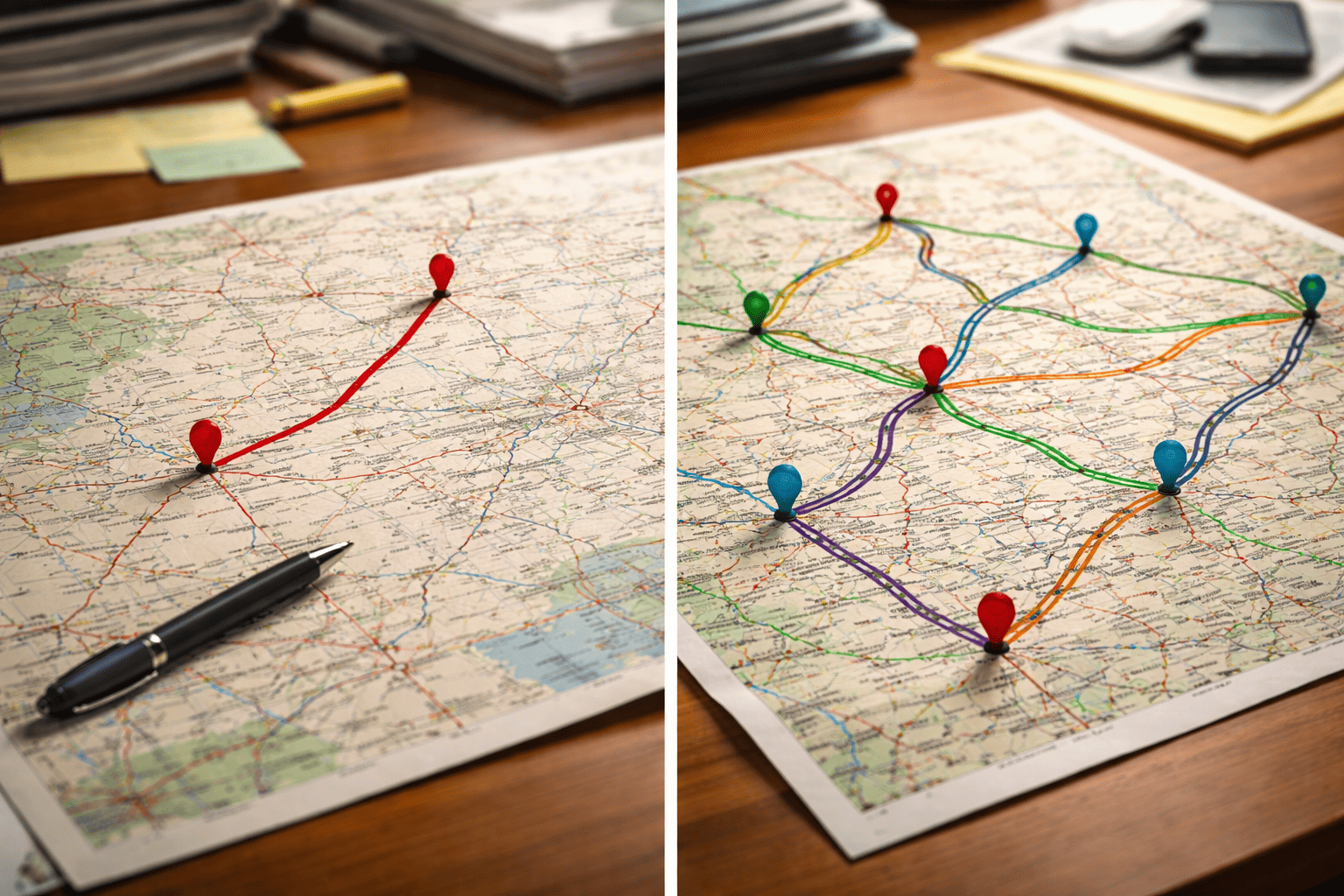 Planification vs optimisation transport