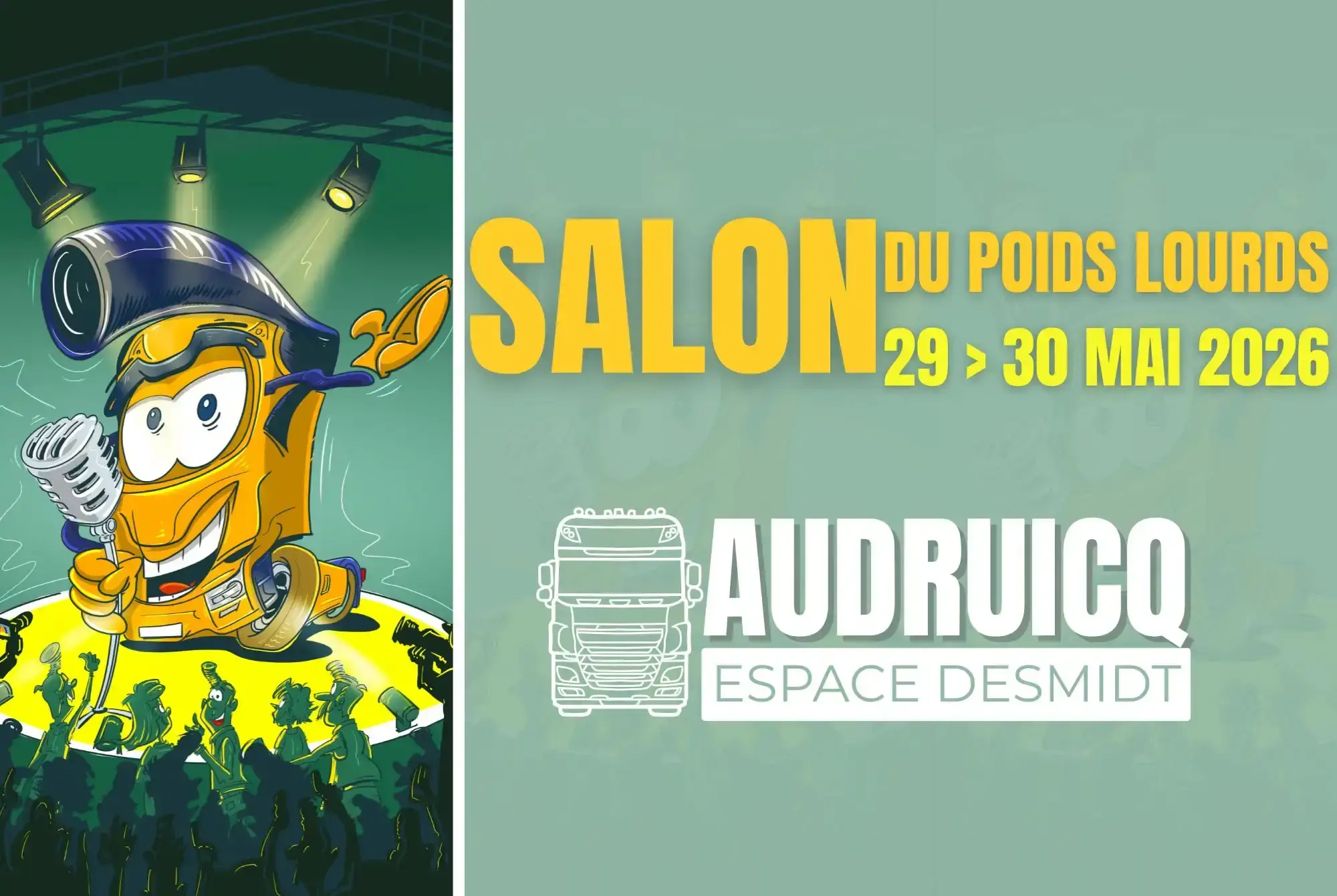 Sinari au salon du poids lourds d'Audruicq